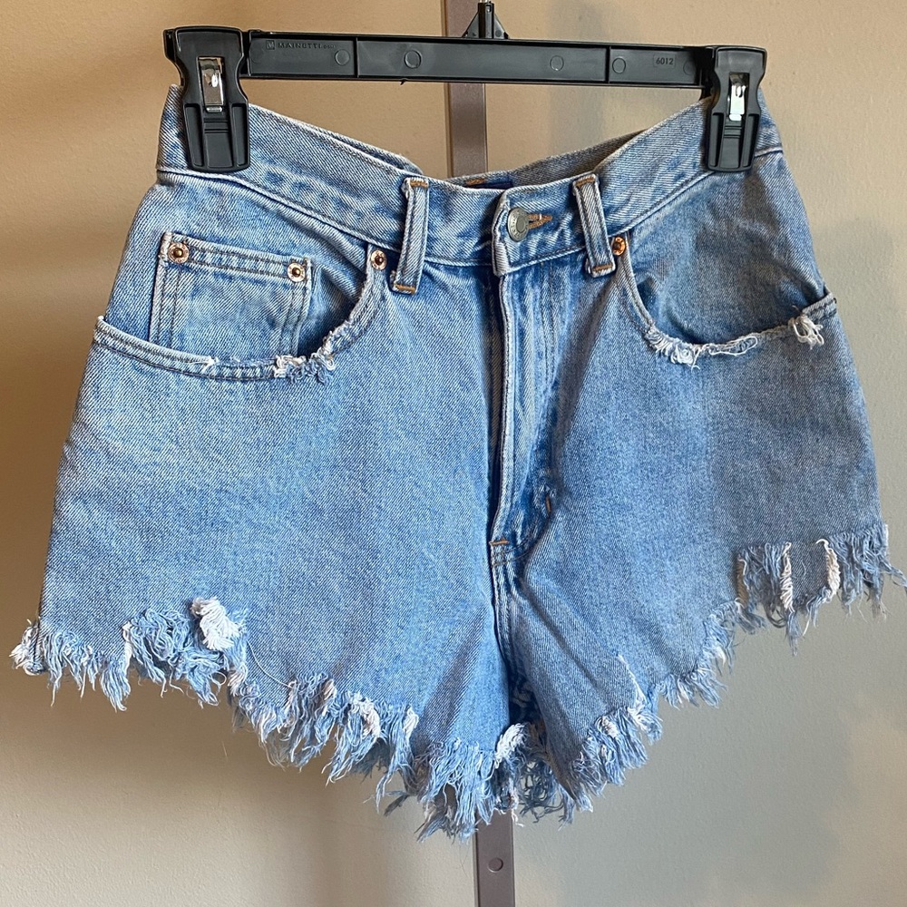 Denim shorts